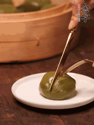 軟軟糯糯，香味可以秒殺99%的成品青團